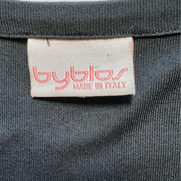 🎉HP🎉 Byblos Rayon Loose Long Sleeve Top Lagenlook Tunic Made in Italy SZ 44 EUC - Picture 2 of 12